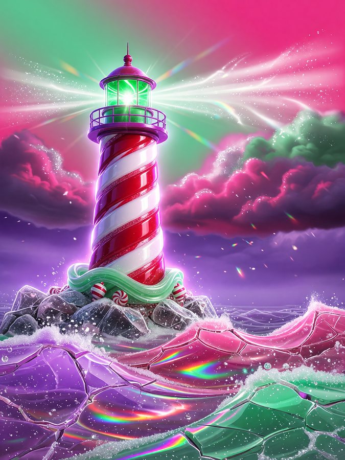 Storm Lighthouse game art