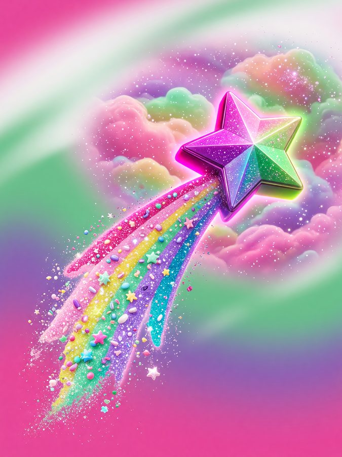 Cosmic Star Burst game art