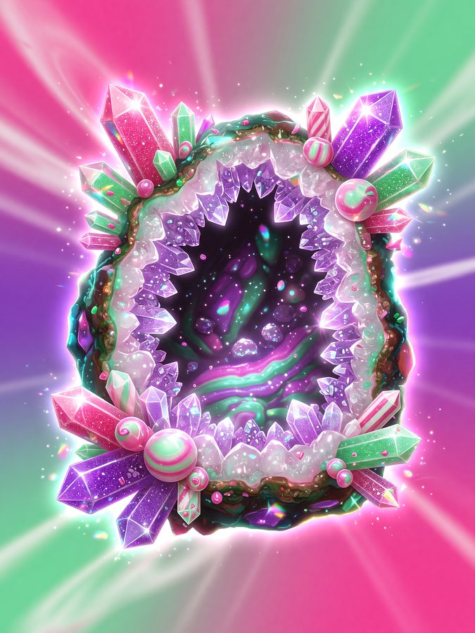 Crystal Cavern Rush game art