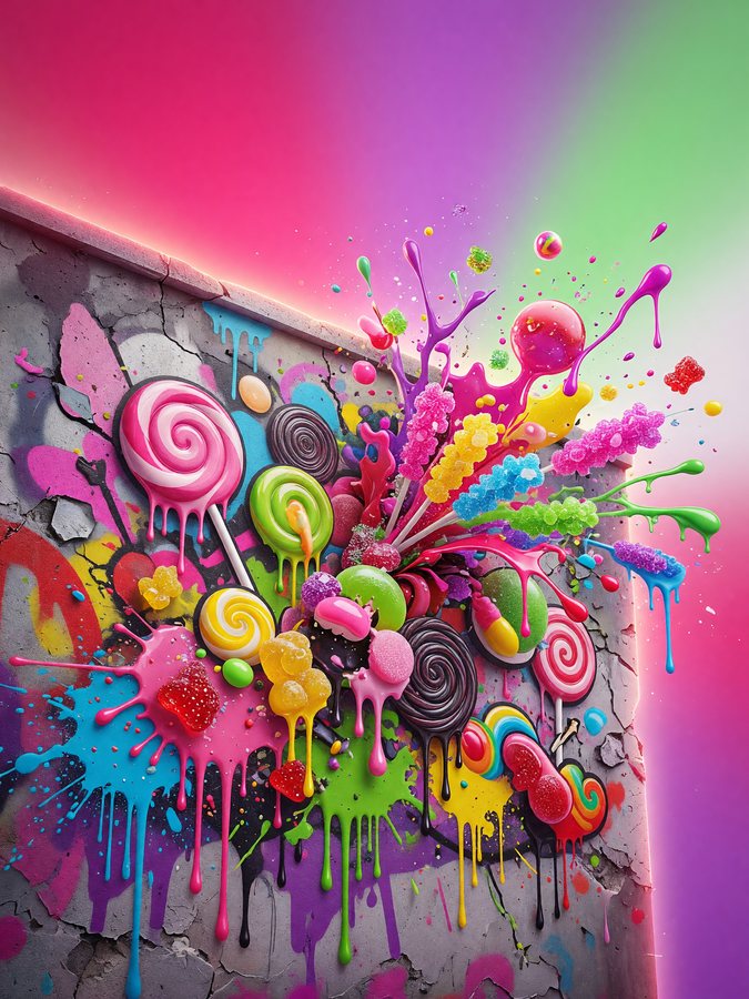 Block Party Graffiti game art